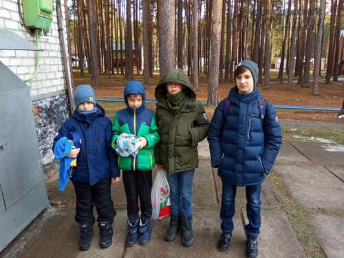 Делегация отряда на осенних каникулах в ДОЛ Буревестник